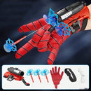 Kit 2 Luvas Lançador de Teia Dardo Brinquedo Aranha Infantil Spider Menino e Menina