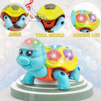 Brinquedo Tartaruga Fujão Elétrico Com Som Luz E Movimento Carangueijo Brinquedo Fujão Lançamento 2026 exclusivo