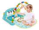 Tapete Ginásio Atividade Musical Interativo Infantil - Rosa e Azul