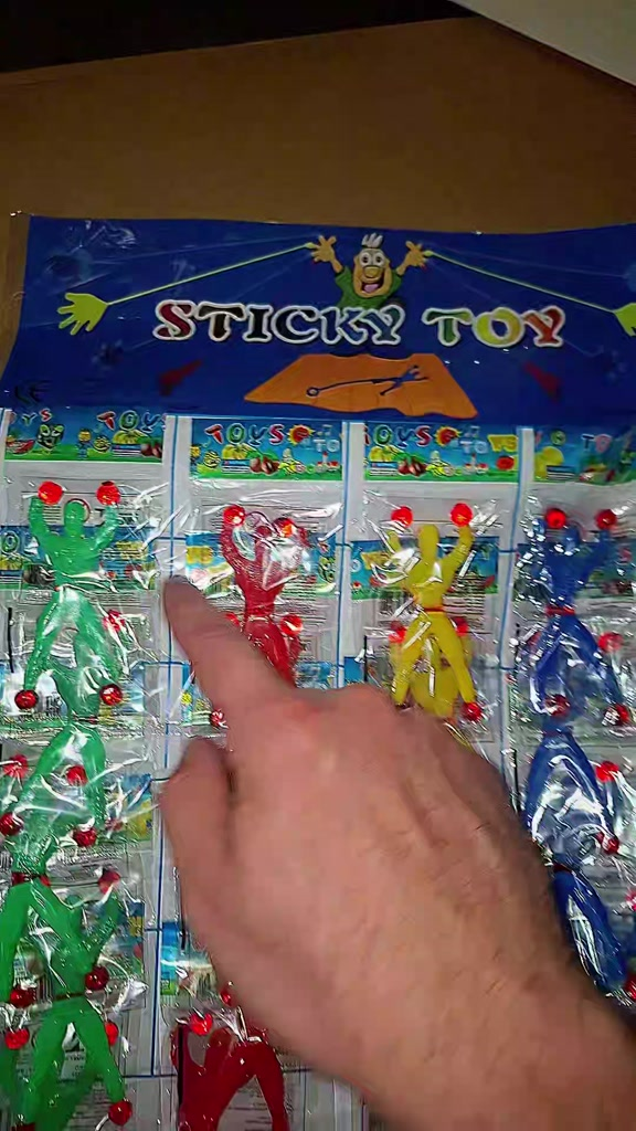 Kit 8 Boneco Ninja Que Gruda Na Parede De Brinquedo Infantil