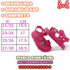Papete Infantil Sandália Baby Feminina Super Leve e Segura Menina