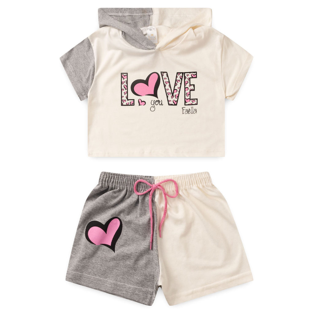 Conjunto Infantil Menina Verão 2 ao 14 - Leve, Confortável e Casual