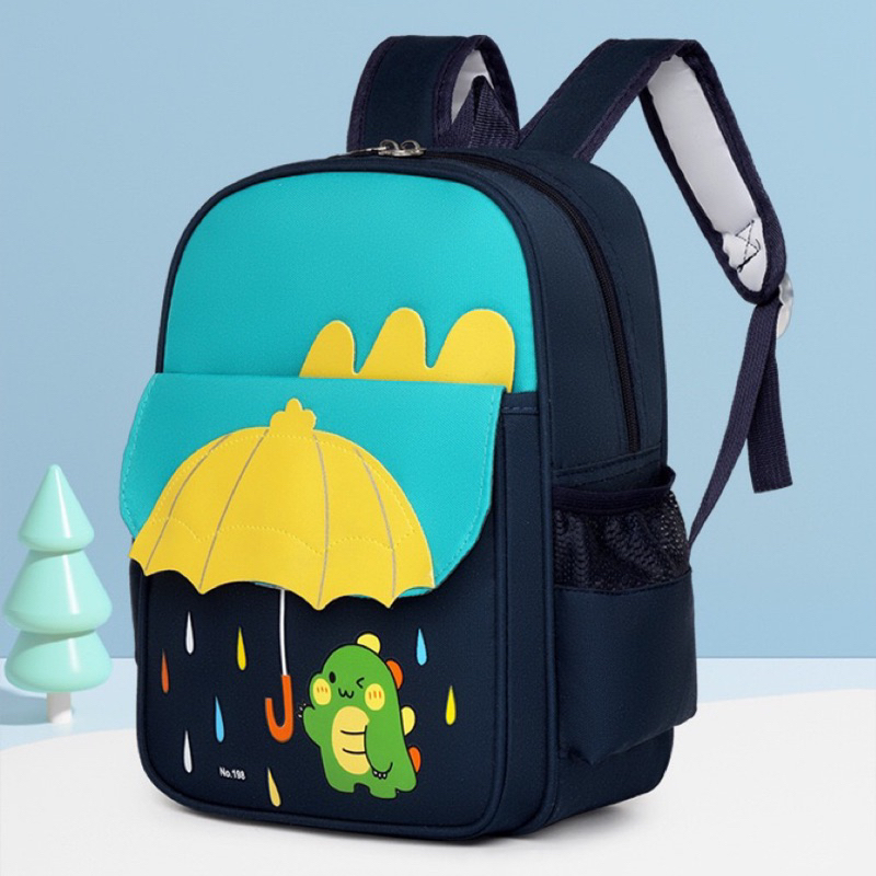 Mochila Infantil Escolar Confortável e Resistente | Alças Acolchoadas, Estampa Colorida e Bolsos Laterais