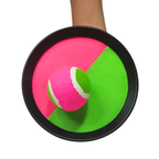 Kit 2 raquetes Velcro + Bola De Tênis Esporte Infantil Bate Gruda Frescobol