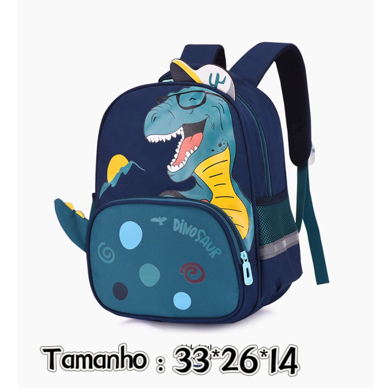 Mochila Infantil Escolar Confortável e Resistente | Alças Acolchoadas, Estampa Colorida e Bolsos Laterais