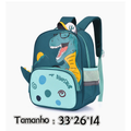 Mochila Infantil Escolar Confortável e Resistente | Alças Acolchoadas, Estampa Colorida e Bolsos Laterais