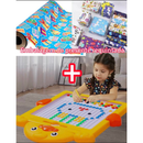 Tábua de Desenho Magnético Colorida para Crianças com Folhetos Criativos: Brinquedo Educacional, Estimulante e Interativo