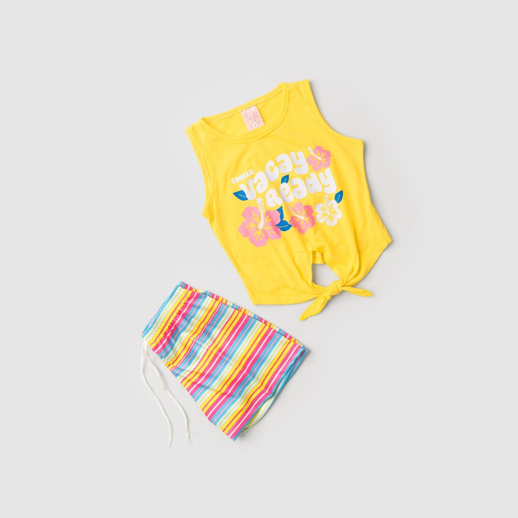 Conjunto Infantil Menina Verão 2 ao 14 - PRONTA ENTREGA