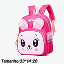 Mochila Infantil Escolar Confortável e Resistente | Alças Acolchoadas, Estampa Colorida e Bolsos Laterais