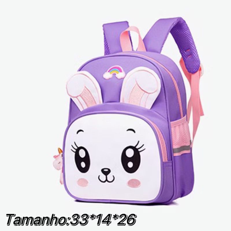 Mochila Infantil Escolar Confortável e Resistente | Alças Acolchoadas, Estampa Colorida e Bolsos Laterais