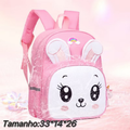 Mochila Infantil Escolar Confortável e Resistente | Alças Acolchoadas, Estampa Colorida e Bolsos Laterais