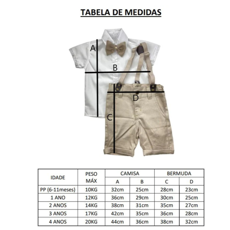 Roupa de BATIZADO infantil conjunto pajem menino festa batismo acompanha camisa, gravata, bermuda