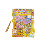 Livro de Cenários Capivaras Fofas Mini, com 6 Folhas de Cenários e 8 Folhas Adesivos com Pinça Kawaii