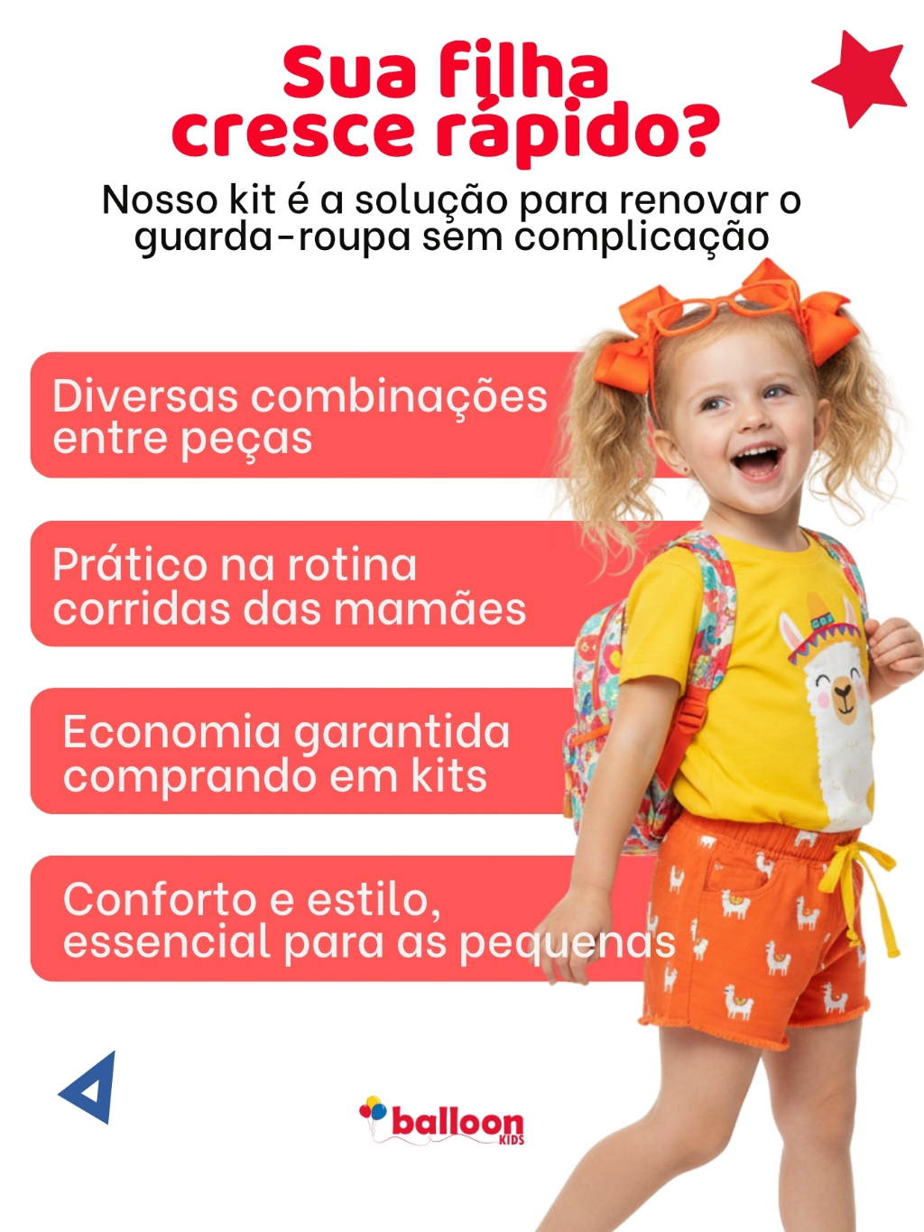 Kit 10 Peças Roupa Infantil Menina Conjunto Verão Feminino Tamanho 1 ao 14