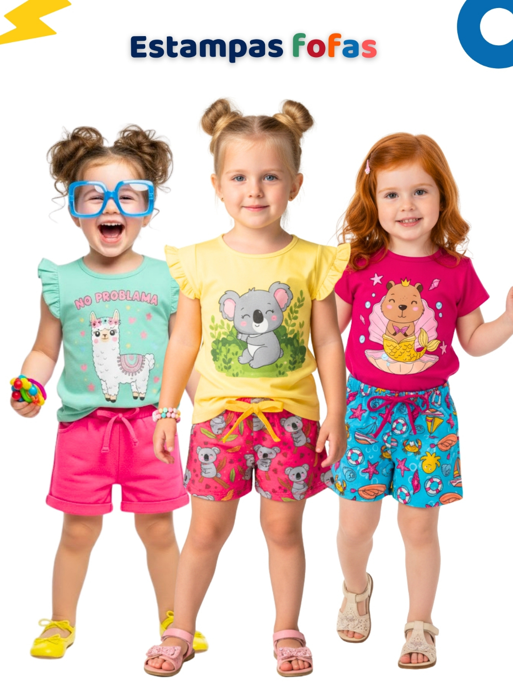 Kit 10 Peças Roupa Infantil Menina Conjunto Verão Feminino Tamanho 1 ao 14