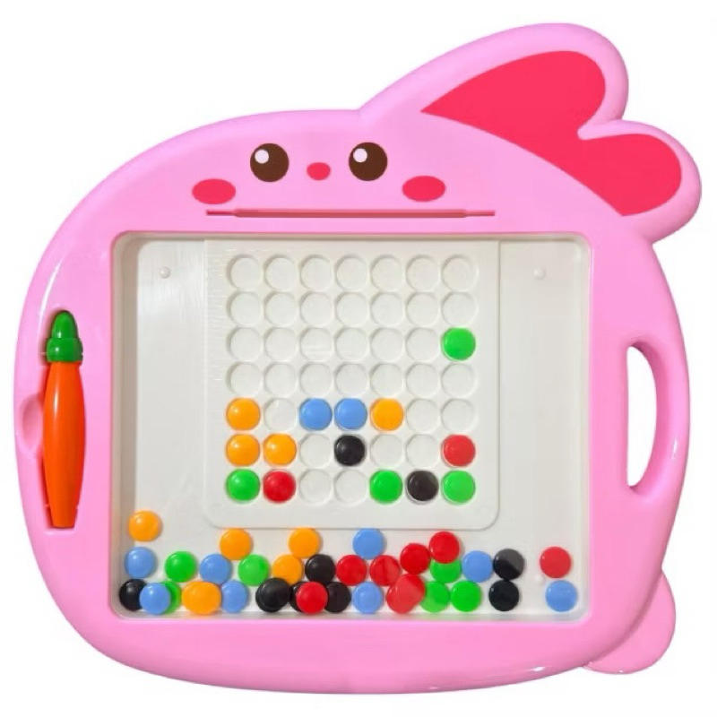 Tábua de Desenho Magnético Colorida para Crianças com Folhetos Criativos: Brinquedo Educacional, Estimulante e Interativo