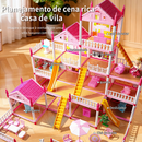 Casinha de Boneca com 14 Quartos - Inclui Corda de Luzes | Brinquedo para Crianças Presente De Aniversário