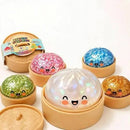 Squashy Dumpling Surpresa com Glitter - Squishy Sensorial Macio