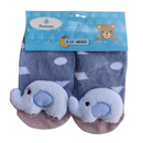 Kit 03 ou 06 Pares Meia Infantil 3D com Chocalho de Bichinho Fofinha Bebê 0 a 24 meses - Menino e Menina