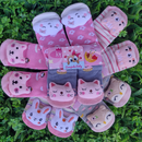 Kit 03 ou 06 Pares Meia Infantil 3D com Chocalho de Bichinho Fofinha Bebê 0 a 24 meses - Menino e Menina