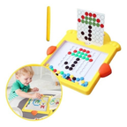 Tábua de Desenho Magnético Colorida para Crianças com Folhetos Criativos: Brinquedo Educacional, Estimulante e Interativo