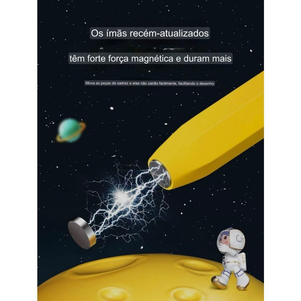 Tábua de Desenho Magnético Colorida para Crianças com Folhetos Criativos: Brinquedo Educacional, Estimulante e Interativo