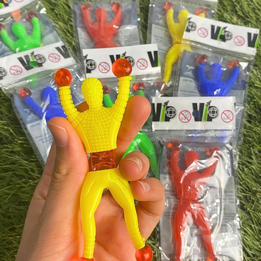 Kit 8 Boneco Ninja Que Gruda Na Parede De Brinquedo Infantil