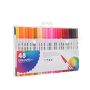 Kit Canetas Brush Pen Ponta Dupla 12/24/48/60/80/100 Cores Para Lettering Desenho Bullet Journal ✔ Compra Segura | ✔ Garantia 7 dias | ✔ Envio Rápido