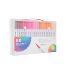 Kit Canetas Brush Pen Ponta Dupla 12/24/48/60/80/100 Cores Para Lettering Desenho Bullet Journal ✔ Compra Segura | ✔ Garantia 7 dias | ✔ Envio Rápido